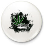 printfashion SMOKING - Kitűző, hűtőmágnes - Fehér (3080181)