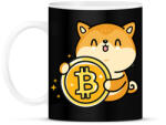 printfashion BITCOIN 4EVER 16 - Bögre - Fekete (6009441)