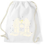 printfashion Űrhajósok - Sportzsák, Tornazsák - Fehér (6384192)