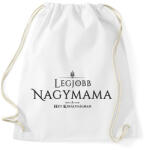 printfashion got-legjobb-nagymama-black - Sportzsák, Tornazsák - Fehér (1032397)