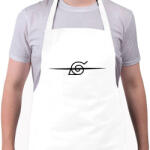 printfashion Konoha áthúzott jel - Kötény - Fehér (5674094)