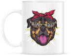 printfashion Bulldog - rockabilly - Bögre - Fehér (5501806)