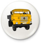 printfashion Ifa - Kitűző, hűtőmágnes - Fehér (3090506)