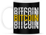 printfashion BITCOIN 4 EVER 10 - Bögre - Fekete (6006681)