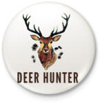 printfashion deer hunter - Kitűző, hűtőmágnes - Fehér (3079904)