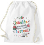 printfashion Iskolás lettem - Sportzsák, Tornazsák - Fehér (16417904)