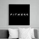 printfashion Fitness Friends - Vászonkép - Fekete (6652436)