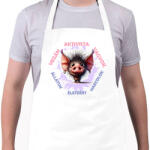 printfashion Vegán aktivista póló - Kötény - Fehér (15787567)