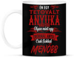 printfashion Tetovált anyuka - Bögre - Fekete (13148322)
