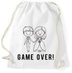 printfashion A játéknak vége. - Sportzsák, Tornazsák - Fehér (249168)
