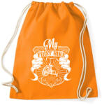 printfashion Az első biciklim - Sportzsák, Tornazsák - Narancssárga (189152)