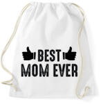 printfashion BEST MOM EVER-01 - Sportzsák, Tornazsák - Fehér (2813468)