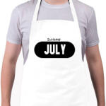 printfashion Születésnap Július - Kötény - Fehér (4908159)