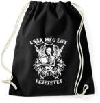 printfashion Csak még egy fejezetet! - Sportzsák, Tornazsák - Fekete (16313279)