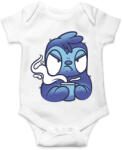 printfashion Lajhár kávéval - Baba Body - Fehér (7564148)
