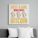 printfashion BITCOIN 4 EVER 57 - Vászonkép - Fehér (6640082)