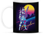 printfashion Bangalore Retro - Apex Legends - Bögre - Fekete (1482515)