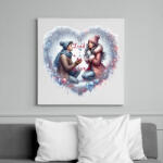 printfashion Tiéd a szívem. . . - Vászonkép - Fehér (15511390)