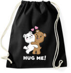 printfashion Hug me! - Sportzsák, Tornazsák - Fekete (2182939)