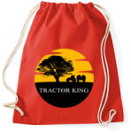 printfashion TRACTOR KING - Sportzsák, Tornazsák - Piros (941631)