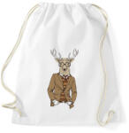 printfashion Hipster Deer - Sportzsák, Tornazsák - Fehér (1245945)