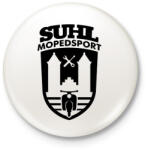 printfashion Simson Suhl Mopedsport Schwalbe Logó (v. 2) - Kitűző, hűtőmágnes - Fehér (16198123)