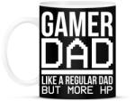 printfashion Gamer Dad - Bögre - Fekete (4318962)