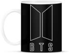 printfashion BTS fehér - Bögre - Fekete (5798432)