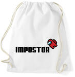 printfashion Impostor - Among us - Sportzsák, Tornazsák - Fehér (3925414)