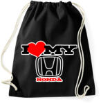 printfashion I love my Honda - Sportzsák, Tornazsák - Fekete (2180838)