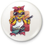 printfashion Gangster Canary_Rajztábla 1 - Kitűző, hűtőmágnes - Fehér (4308157)