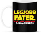 printfashion LEGJOBB FATER A GALAXISBAN - Bögre - Fekete (11564302)