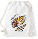 printfashion Dragon Ball Fighter - Sportzsák, Tornazsák - Fehér (2857498)
