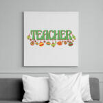 printfashion Tanár - Vászonkép - Fehér (14906510)