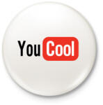 printfashion You Cool - Kitűző, hűtőmágnes - Fehér (3088309)