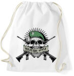 printfashion Koponya - Military style - Sportzsák, Tornazsák - Fehér (4654888)