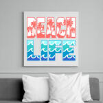 printfashion Beach Life - Vászonkép - Fehér (6625766)