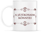printfashion A játékosaim könnyei (fehér) - Bögre - Fehér (2674399)