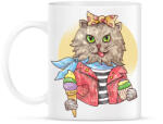 printfashion Vintage macska - Bögre - Fehér (5191002)