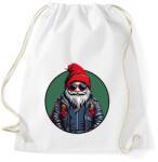 printfashion Hipszter Télapó - Sportzsák, Tornazsák - Fehér (15144882)