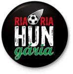 printfashion Ria ria hungária - Kitűző, hűtőmágnes - Fekete (5967039)