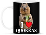 printfashion I love quakkas! - Bögre - Fekete (5149529)