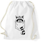 printfashion Mosómaci zsebben - Sportzsák, Tornazsák - Fehér (11637983)