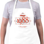 printfashion since-1988-red-black - Kötény - Fehér (4902397)