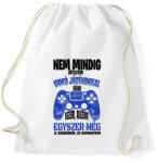 printfashion Nem mindig játszom videó játékokkal. . . - Sportzsák, Tornazsák - Fehér (16434303)