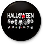 printfashion Halloween friends - Kitűző, hűtőmágnes - Fekete (5554244)