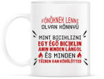 printfashion Főnöknek lenni olyan könnyű - Bögre - Fehér (8693724)