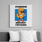 printfashion Mogyoró - Vászonkép - Fehér (6637102)