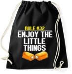 printfashion Double tap - Sportzsák, Tornazsák - Fekete (1891110)