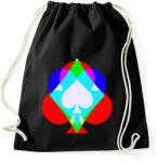 printfashion Színes póker - Sportzsák, Tornazsák - Fekete (15556922)